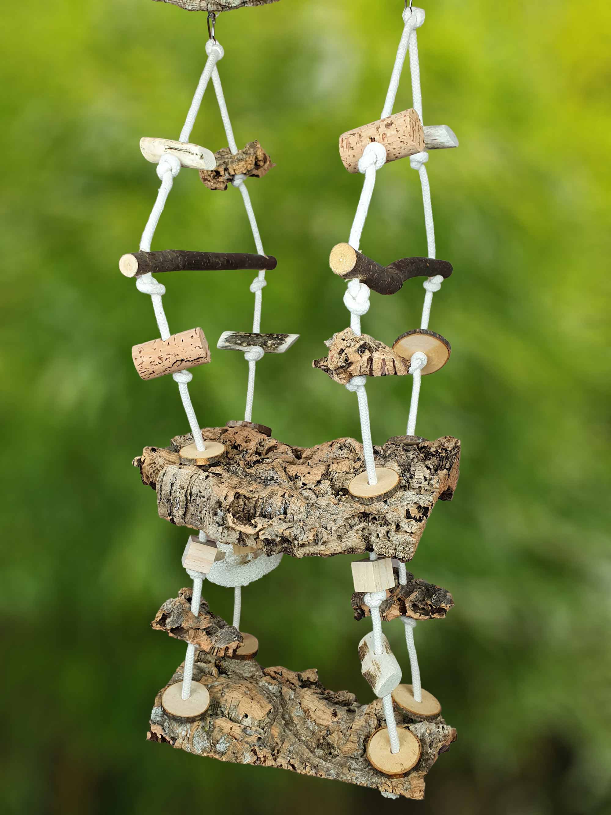 Vogel-Schaukeln Kork-Eiche & Natur-Holz