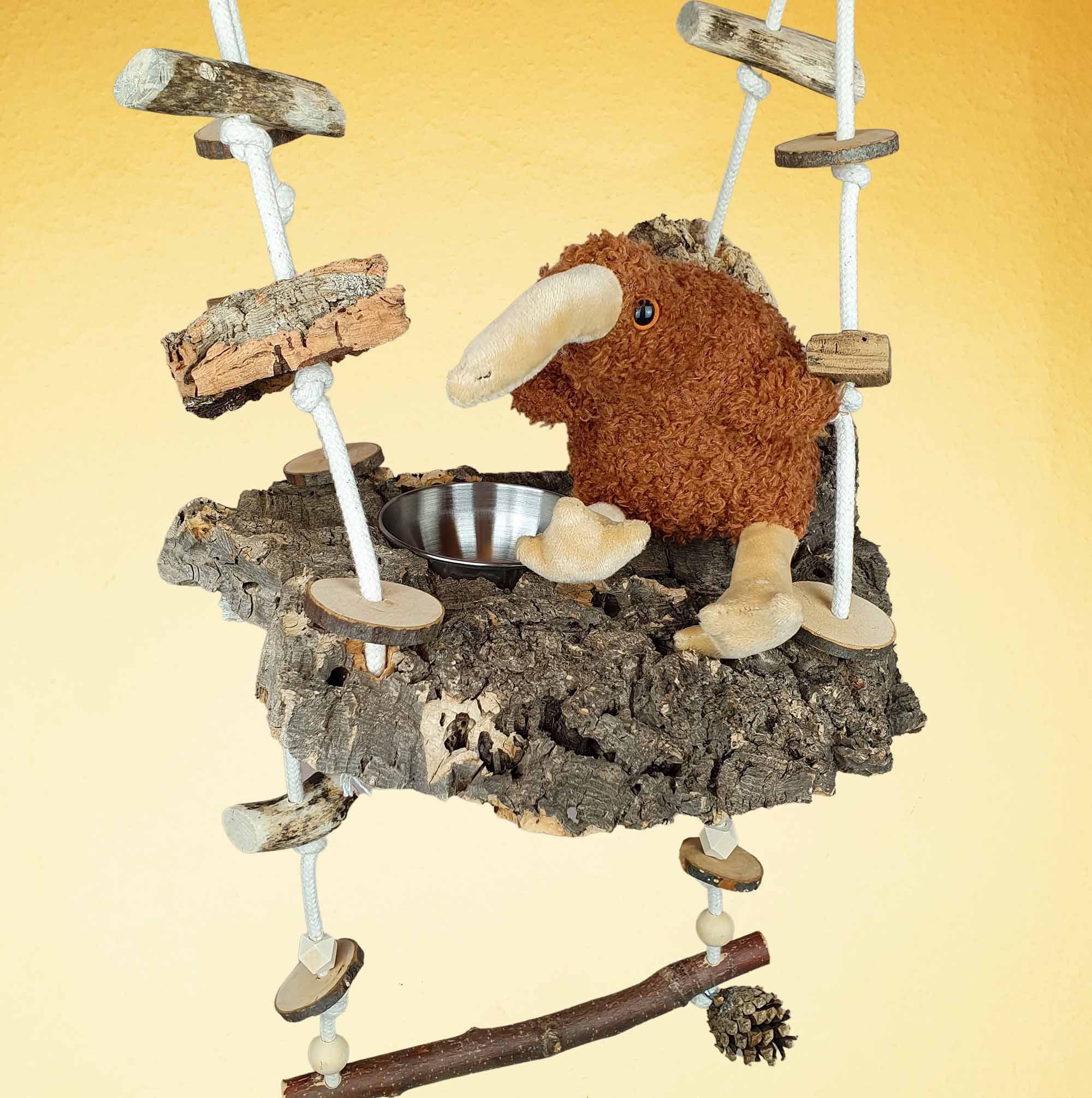 Vogel-Sitzbretter aus Kork-Eiche