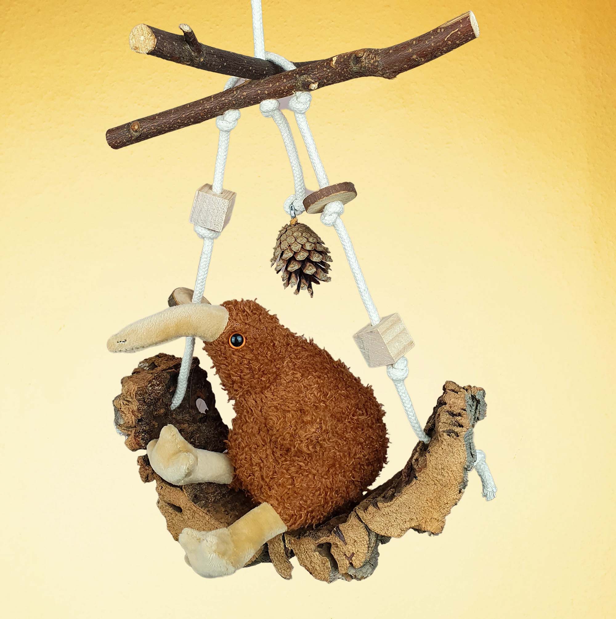 Flugunfähige Handicap Vögel