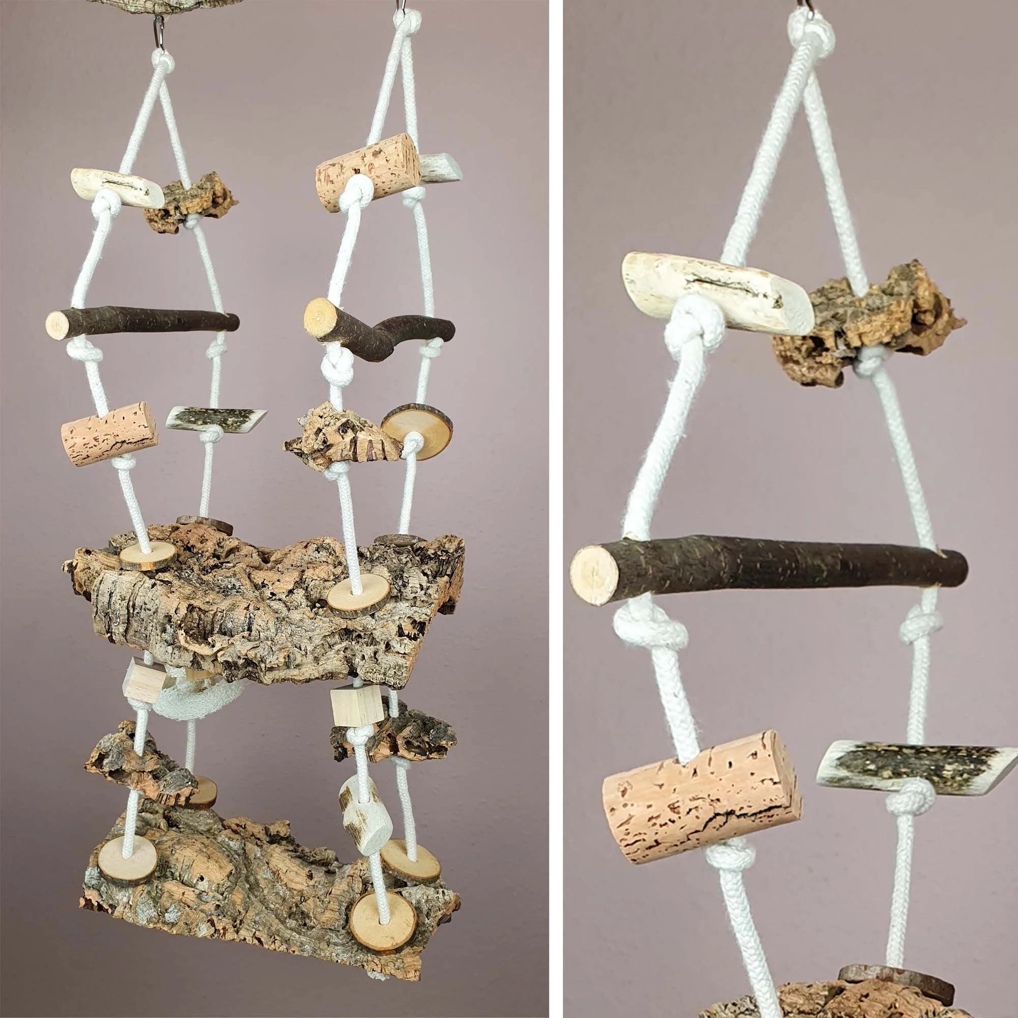 Große Kork-Schaukel mit zwei Ebenen